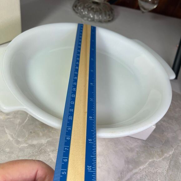 VTG Fire-King 9” ribbed pie plate. - Picture 4 of 6